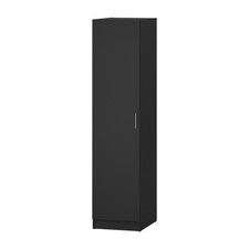 Modern Black 1 Door Wardrobe