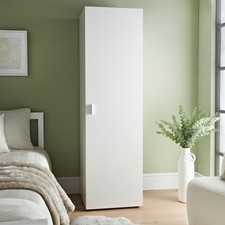 New Slim White Wardrobe with