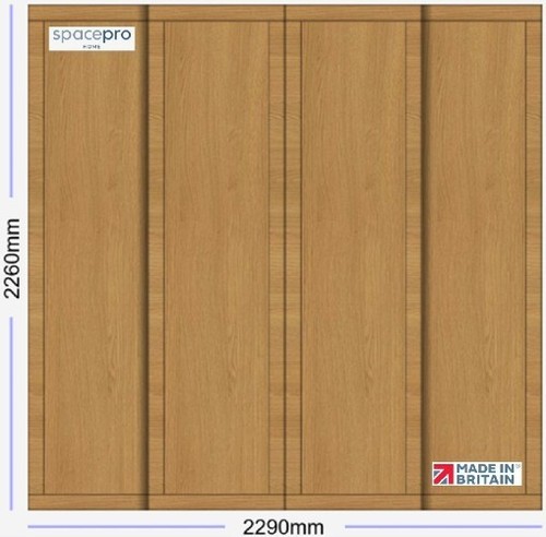 Spacepro door shaker oak - 4,