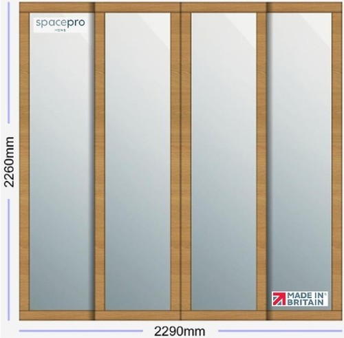 Spacepro door shaker - shaker, oak
