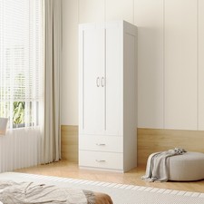 2 Door 2 Drawers Wardrobe with